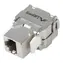 Lanberg Keystone-Modul RJ45 Cat.6 FTP 180° / Keystone-Modul / Werkzeuglos / LSA / 568A/B
