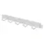 Lanberg 19" Kabelorganizer, 5 Ringe, Typ B, grau / Kabelorganizer / 1 HE / Metall