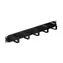 Solarix VP-01 schwarz / Montagepanel / 19" / 1U / Stahl