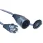 Brennenstuhl H05RR-F 3G1.5 25 m schwarz / Verlängerungskabel / IP44 / für den Außenbereich / abschließbarer Stecker