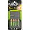 Duracell CEF14 schwarz / Ladegerät / AA, AAA / 4 NiMH-Akkus