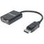 Manhattan DisplayPort-zu-VGA-Adapter, schwarz / Adapter / aktiv / max. 1920x1200 / vergoldete Anschlüsse