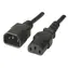 Manhattan Stromkabel C13-C14, schwarz / Stromkabel / 3 m / 250 V / 10 A