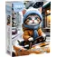 YAZZ Puzzle Cat Driver / 1000 Teile