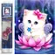 Norimpex Diamantmalerei Katze Fee / 30x40 cm