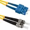 Qoltec 54060 Optisches Patchkabel SC/UPC-ST/UPC / Singlemode / Simplex / 2 m
