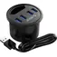Orico USB-Hub mit 4X USB-A-Einschub für Tischplatten / USB-Hub / 4X USB-A 3.1 Gen 1 / Einschubdurchmesser 6 cm / 5 Gbit/s