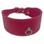 HUHUBAMBOO Hundehalsband EXKLUSIV pink M / Für Greyhounds / 40 mm x 29-34 cm / Rindsleder