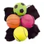TEDDIES Rückspielball / Ball an einem Gummiband /  6 cm / Gummi