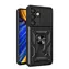 Hurtel Hybrid Armor CamShield PRO Vivo V50 5G, schwarz / Schutzhülle mit Ständer / Kameraschutz
