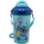 STOR Trinkflasche mit Tragegurt, 465 ml / BPA-freier Kunststoff / Mit Strohhalm und Deckel