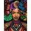 Norimpex Diamantmalerei Afrikanische Frau / Diamantmalerei / 30x40 cm