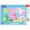 Trefl Puzzle Peppa Pig: Das süßeste Schweinchen / 15 Teile / 26 x 16 cm / ab 3 Jahren