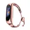 Hurtel Metallarmband für XIAOMI Mi Band 3/4/5/6, pink / Armband / Metalldesign
