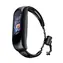 Hurtel Metallarmband für XIAOMI Mi Band 3/4/5/6 Schwarz / Armband / XIAOMI Mi Band / Edelstahl