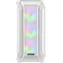Evolveo Xenonweiß / PC-Gehäuse / Midi-Tower / ATX / mATX / Mini-ITX / 4X ARGB / gehärtetes Glas