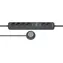 Brennenstuhl Eco-Line Comfort anthrazit / Verlängerungskabel / 6-fach Steckdose / Fußschalter / beleuchtet / 2 m