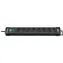 Brennenstuhl Premium-Line schwarz / Verlängerungskabel / 8 Steckdosen / 3 m