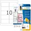 Herma Etiketten A4 96 x 50,8 mm transparent / Etiketten / Glanzfolie / Wasserfest / 250 Stück