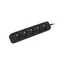 Lanberg Verlängerungskabel schwarz / 230 V / 3 m / 5 Steckdosen / ohne Schalter