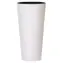 Prosperplast Blumentopf TUBUS SLIM weiß glänzend 25 cm / Volumen 15,5 l / Höhe 47,6 cm / Kunststoff