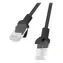 Lanberg CAT5e schwarz / Patchkabel / UTP / 1 m / Fluke-geprüft