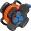 Brennenstuhl X-Gum / Kabeltrommel / Gummi / CEE / IP44 / 10 m