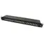 19" Value Cat.6A STP schwarz / Patchpanel / 24 Ports / RJ-45