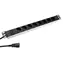 Roline 19" Stromverteilerfeld weiß/schwarz / Stromverteilerfeld / 1 HE / 8x DE-Steckdose / IEC320 C14 / 2 m