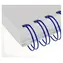 Renz Metallrücken (2/1") 28,5 blau / Binderücken / für 211-250 Blatt 80 g Papier / 20 Stück.