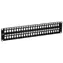 Trendnet TC-KP48 schwarz / Patchpanel für Keystone / 48 Ports / unbestückt / 2 HE / 19"