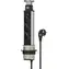 Brennenstuhl Tower Power silber-schwarz / Tischsteckdosenleiste / 3 Steckdosen / 2 m / Aluminium / 16 A