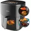 Cecotec Cecofry&Grill Duoheat 6500 schwarz / Heißluftfritteuse / 2200 W / 6,5 l / Sichtfenster / Doppelheizung