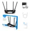 Cudy LT400 schwarz / Router / 4G LTE Cat4 / 1x WAN + 3x LAN RJ45 / 2,4 GHz 300 Mbit/s