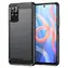 Hurtel Carbon Case schwarz / Schutzhülle / XIAOMI Redmi Note 11 / Carbon-Optik, flexibel