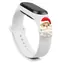 Hurtel Weihnachtsarmband mit Weihnachtsmann für XIAOMI Mi Band 3/4, weiß / Armband / Silikon / Weihnachtsmotiv