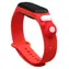 Hurtel Weihnachts-Silikonarmband für XIAOMI Mi Band 3 und 4, rot / Armband / Silikon / Weihnachtsmotiv