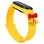 Hurtel Weihnachtsarmband mit Glöckchen für XIAOMI Mi Band 3/4, gelb / Armband / Silikon / Weihnachtsmotiv