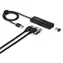 StarTech USB-Hub mit 4 Anschlüssen, schwarz / USB-Hub / 4X USB-A / 5 Gbit/s / Stromversorgung über den Bus