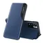 Hurtel Eco Leather View Case blau / Hülle für POCO M4 Pro 5G / mit Klappe und Ständer / Öko-Leder