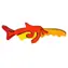 FAUNA Holzpuzzle Schwertfisch klein / Massivholz / 6x6x2 cm / ab 3 Jahren