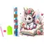 Norimpex Diamantmalerei Blume Einhorn / 23x30 cm