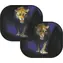 Compass Sonnenschutz LEOPARD / Sonnenschutz / Saugnäpfe / 2 Stück / Oval