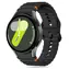 Tech-Protect Silikon-Sportarmband, schwarz, für Samsung Galaxy Watch 4/5/5 Pro/6/7/FE