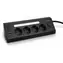 Huslog Ladestation 15W schwarz / 4X Steckdose / 2x USB-C / 2x USB-A / LED-Lampe