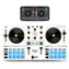 Hercules DJControl Mix Ultra weiß / Mixer / Bluetooth Low Energy / 10 Std. Akkulaufzeit / 8 Pads / 3-Band-EQ