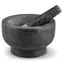 Cole&Mason Clavering schwarz / Mörser und Stößel / Granit / 20 cm / Geschenkbox
