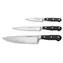 Wüsthof CLASSIC Messerset, 3-teilig / Messerset / Kochmesser 20 cm / Schinkenmesser 16 cm / Gemüsemesser 9 cm