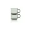 AdHoc IMPACT Set mit 2 Espressotassen aus dunklem Glas / Espressotasse / 70 ml / Borosilikatglas