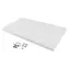 Lanberg AK-1001-S grau / Feste Rack-Ablage / 19" / 1 HE / 486 × 270 mm / Tragfähigkeit 120 kg